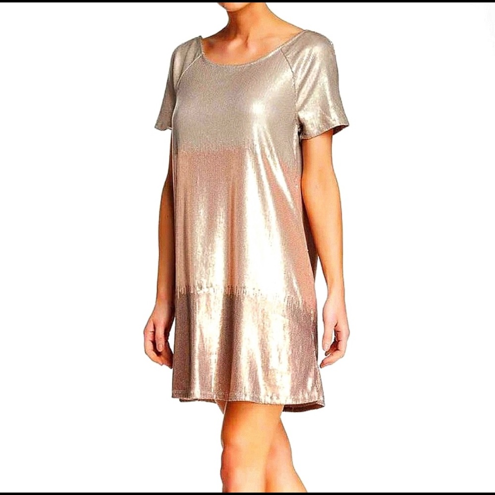 Free People Drenched In Sequins Backless Dress